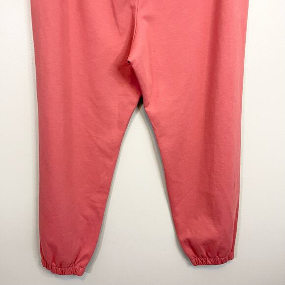 Old Navy Sweatpants Women XL Coral Pink Fleece High Rise Active Jogger Gym NWT - Picture 9 of 11